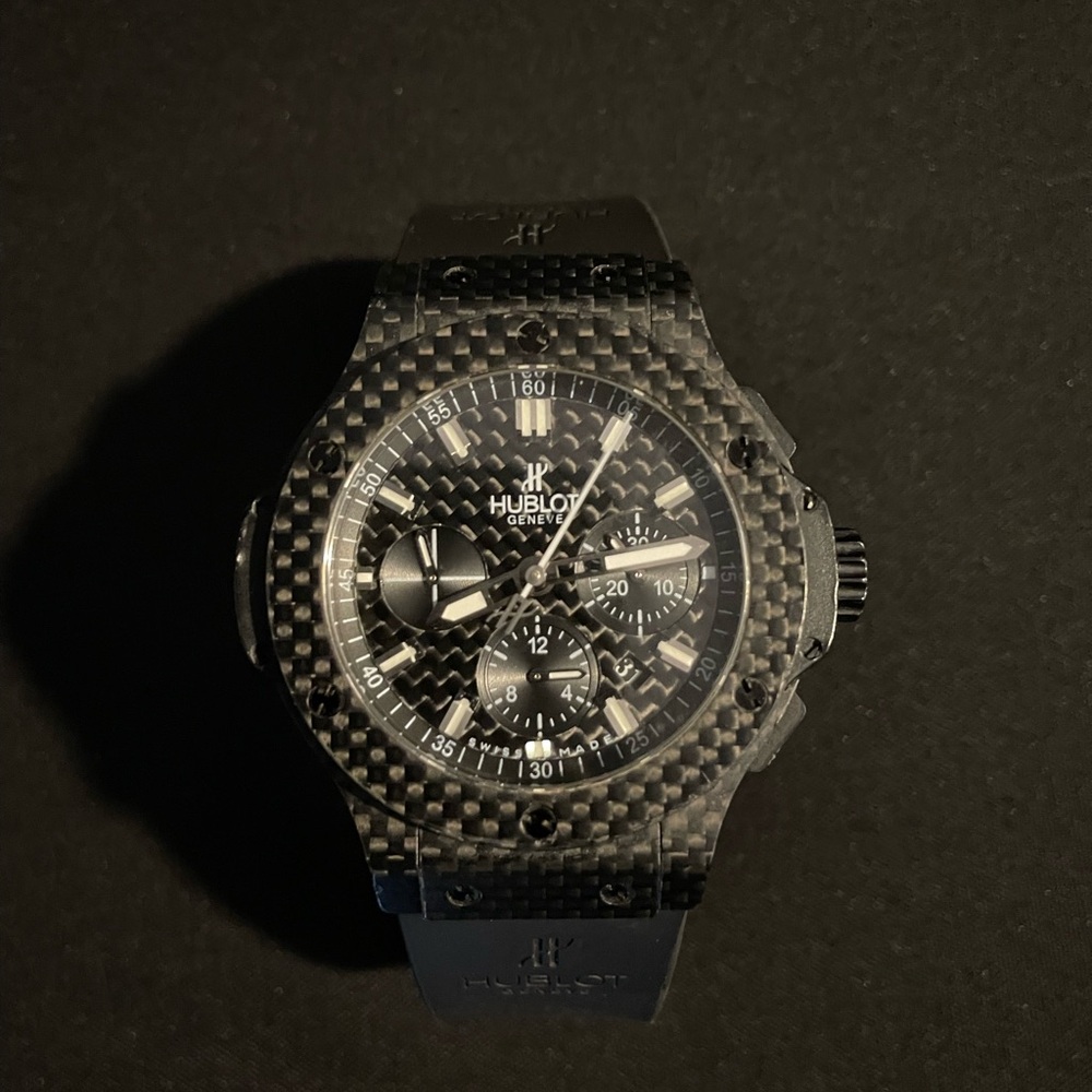 Hublot Carbon Fiber Chronograph Watch